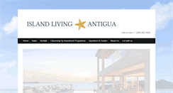 Desktop Screenshot of islandlivingantigua.com